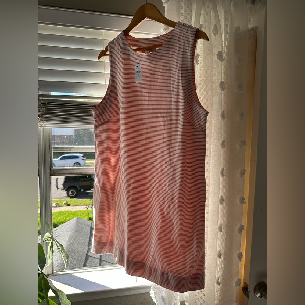 Banana Republic Pink Striped Mini Dress